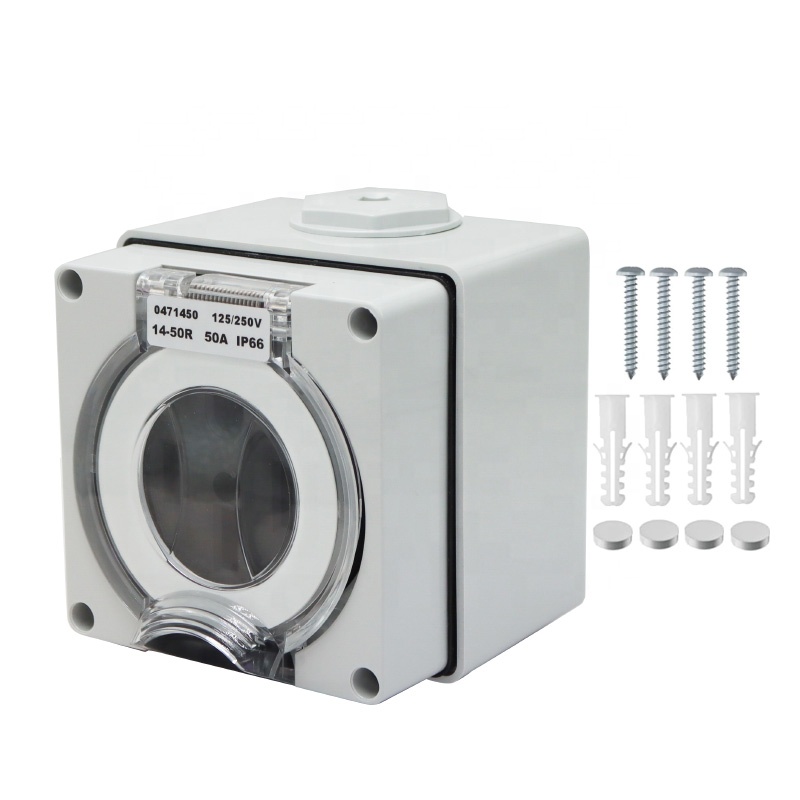 Outdoor Power Receptacle - Caja de entrada de energía RV
