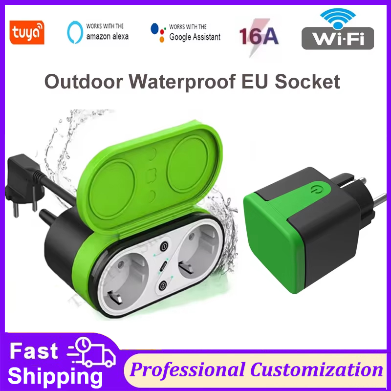 Outdoor Power Adapter - Enchufe Inteligente Wifi Tuya EU 16A