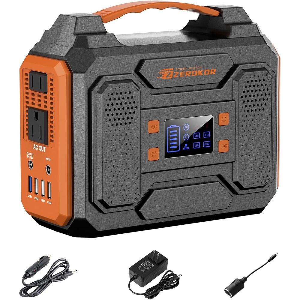 Outdoor Power Bank With Ac Outlet - Generador solar de 300 W, banco
