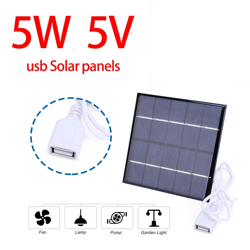 Outdoor Power Board - Panel Solar de 5W y 5V,