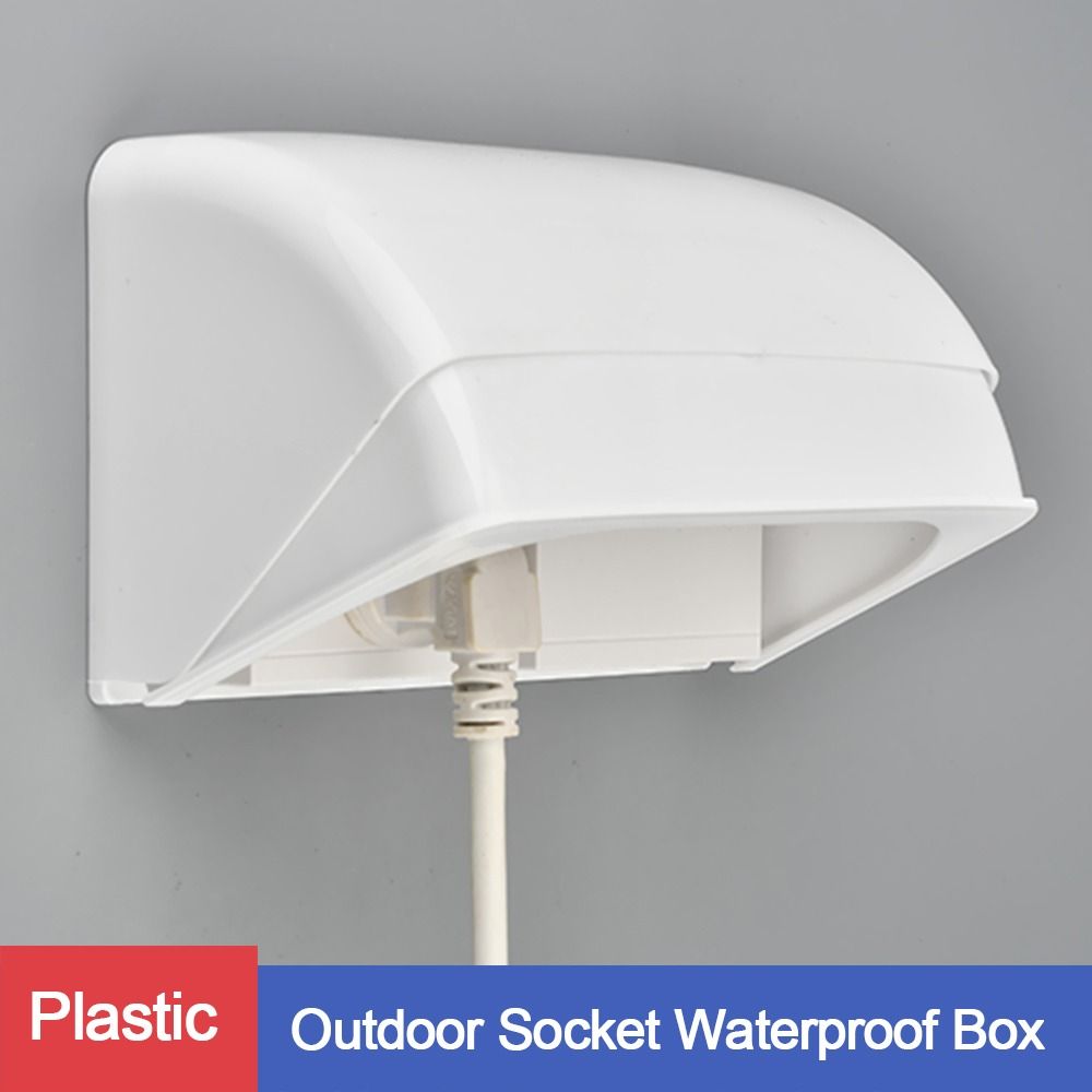 Outdoor Power Adapter - 1 Uds. Caja impermeable para enchufe
