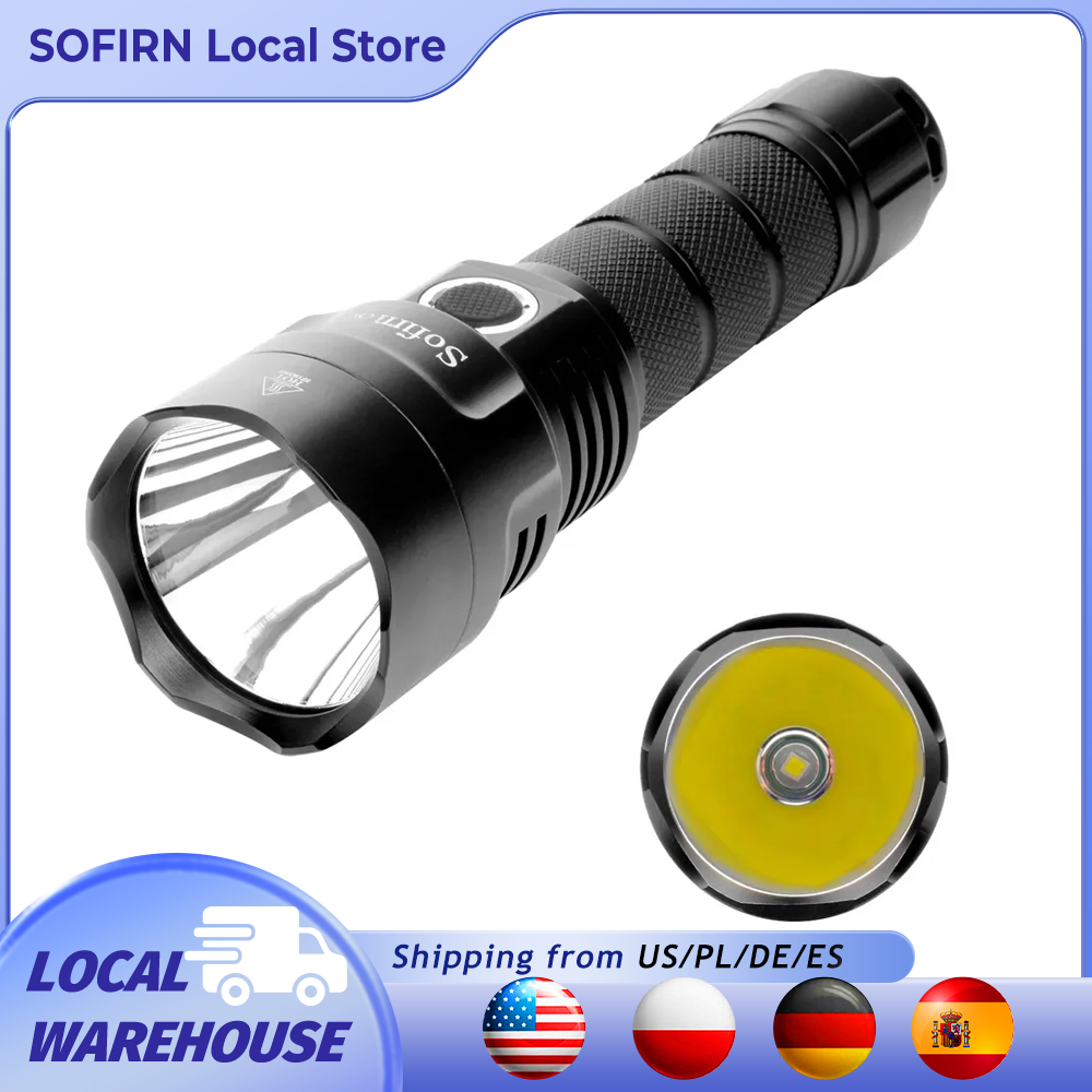 Outdoor Power Group - Sofirn-linterna LED potente C8G SST40 21700