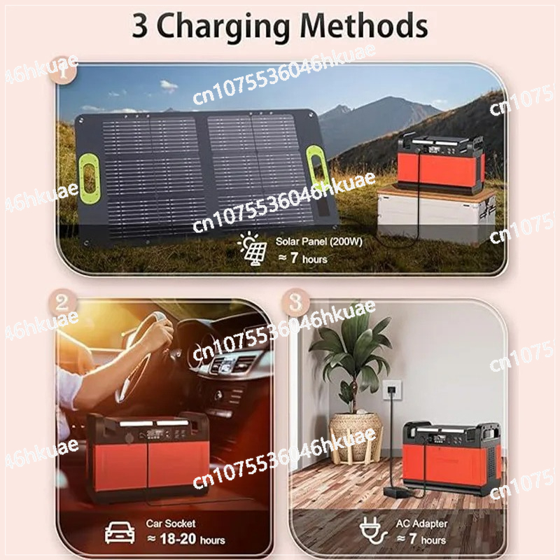 Outdoor Power Bank With Ac Outlet - Estación de energía portátil de 1500