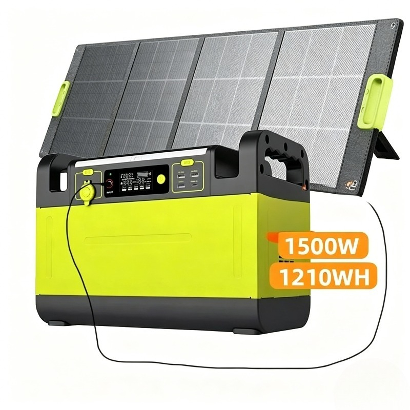 Outdoor Power Bank With Ac Outlet - Estación de energía portátil de 1500