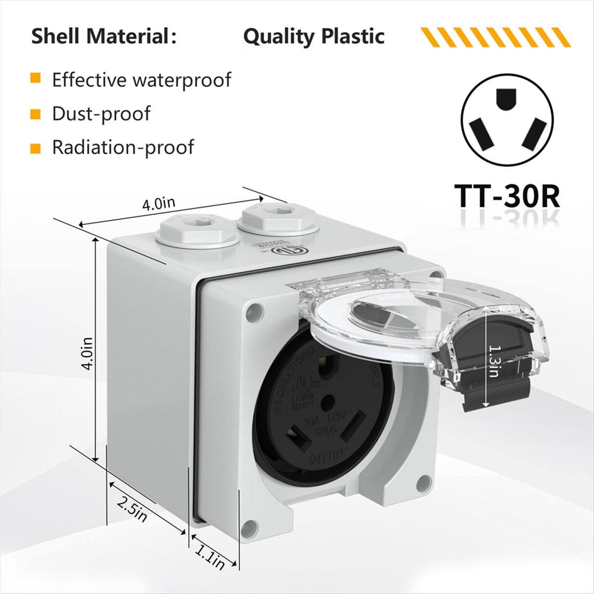 Outdoor Power Receptacle - Caja de Tomacorrientes HHTL de 30