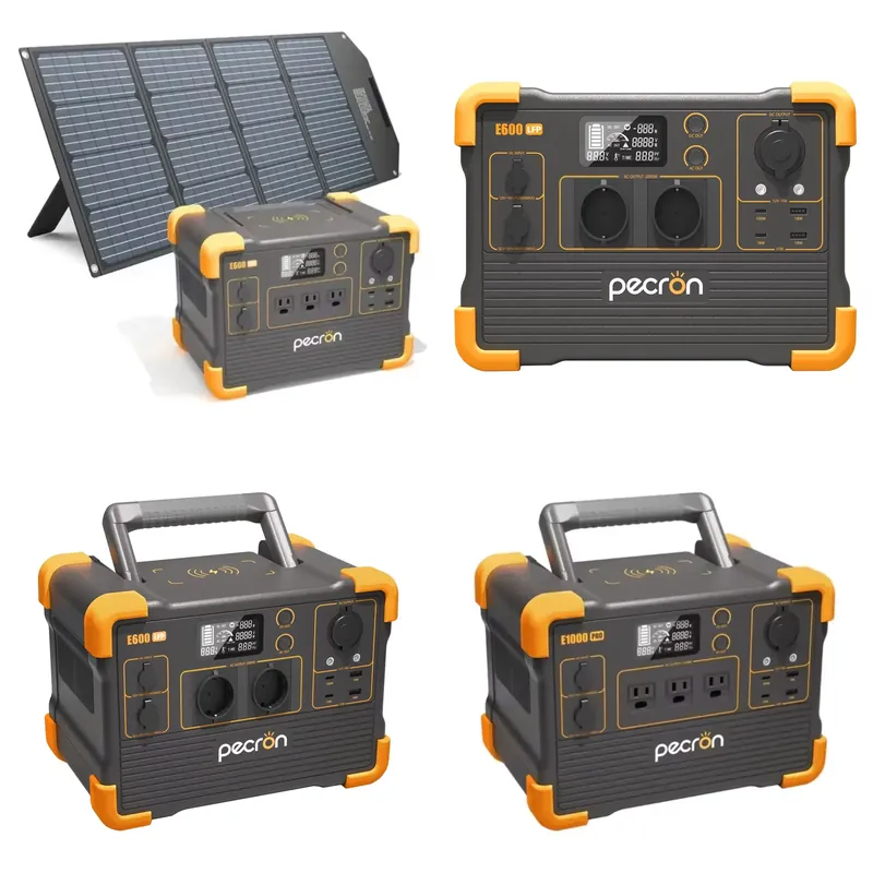 Outdoor Power Pack - Generador Solar Portátil Pecron de 1200W,