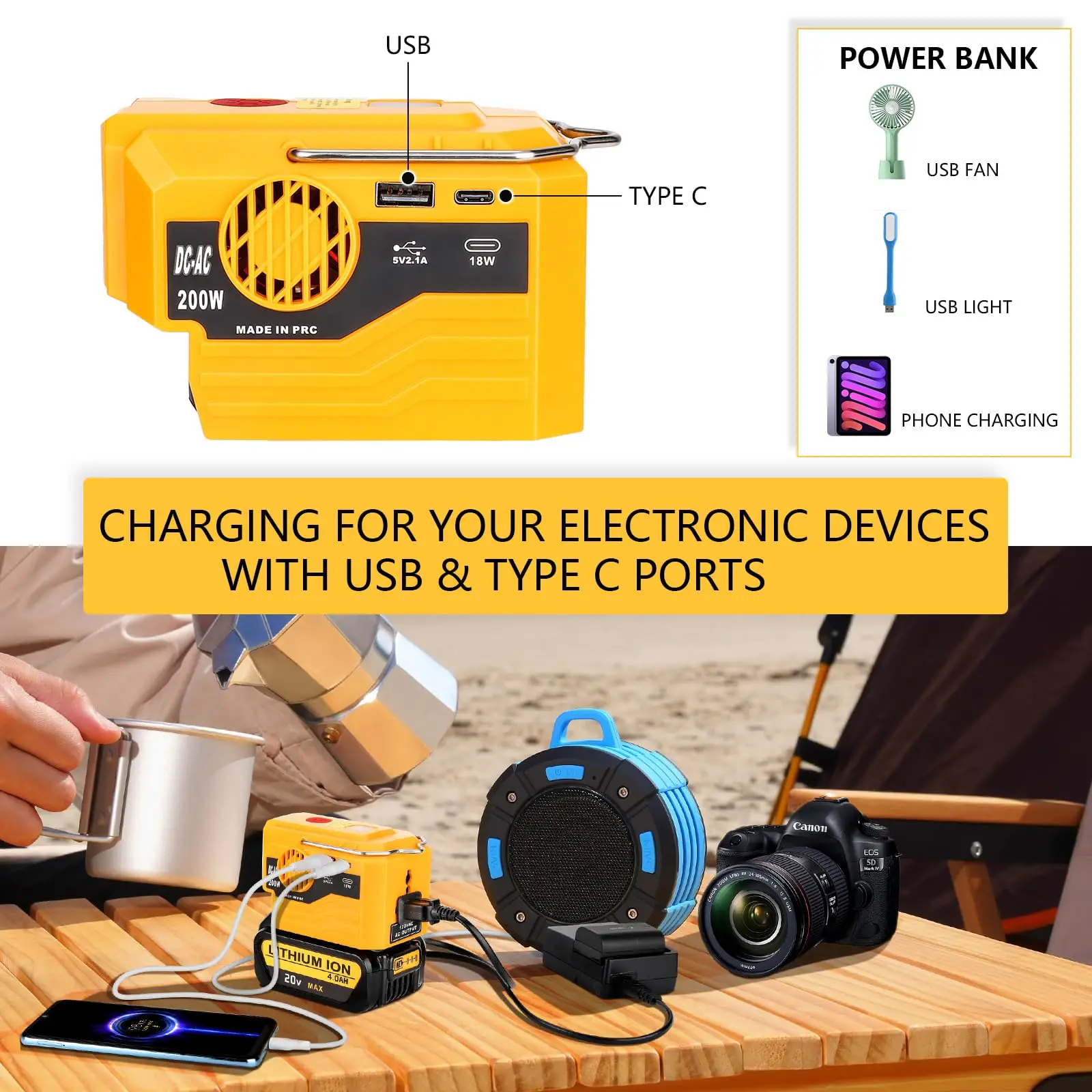 Generador de energía portátil  - Ac Outdoor Power reseña y precio