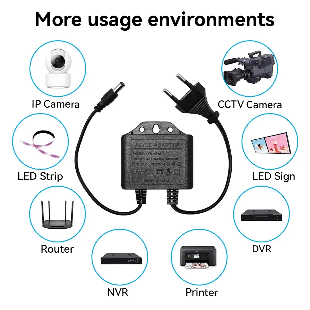 Adaptador de Corriente DC12V 2 - Outdoor Power Adapter reseña y precio