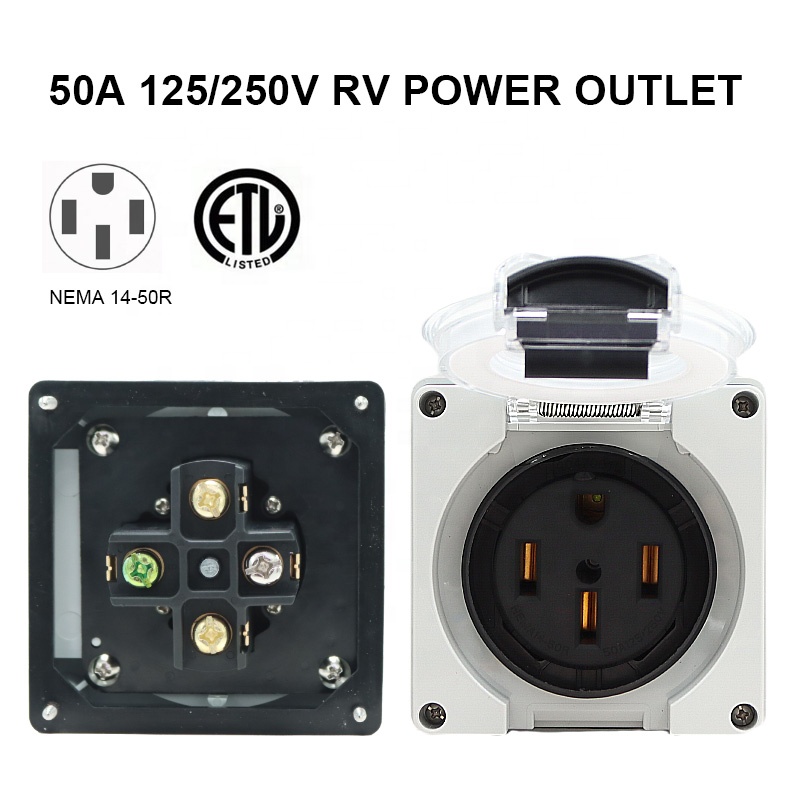 Caja de entrada de energía RV  - Outdoor Power Receptacle reseña y precio
