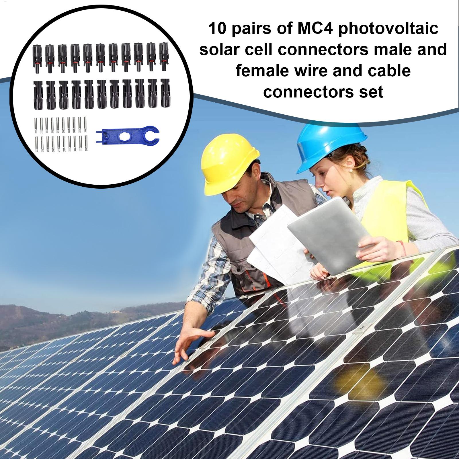 10 pares de conectores solares - Outdoor Power Board reseña y precio