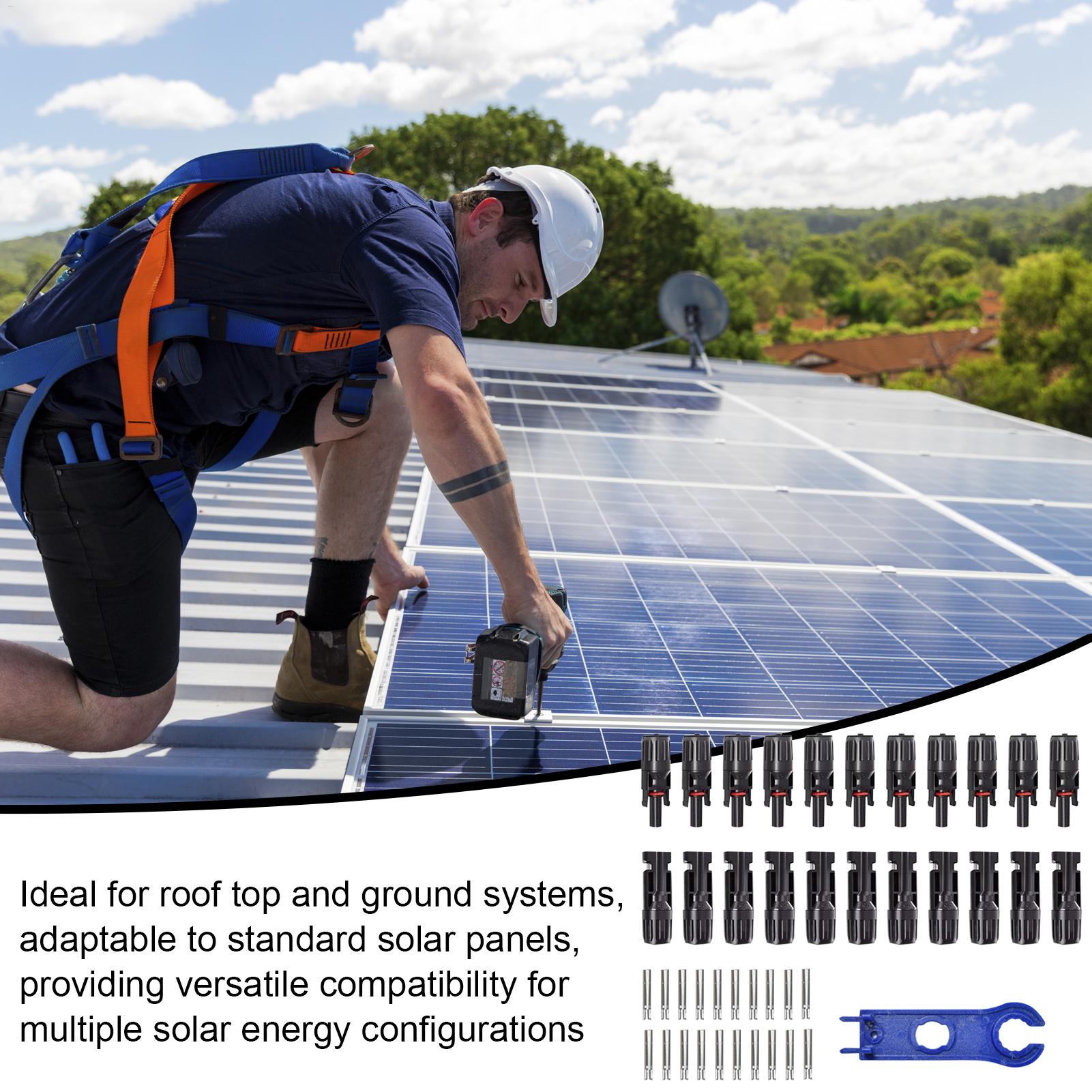 10 pares de conectores solares - Outdoor Power Board reseña y precio