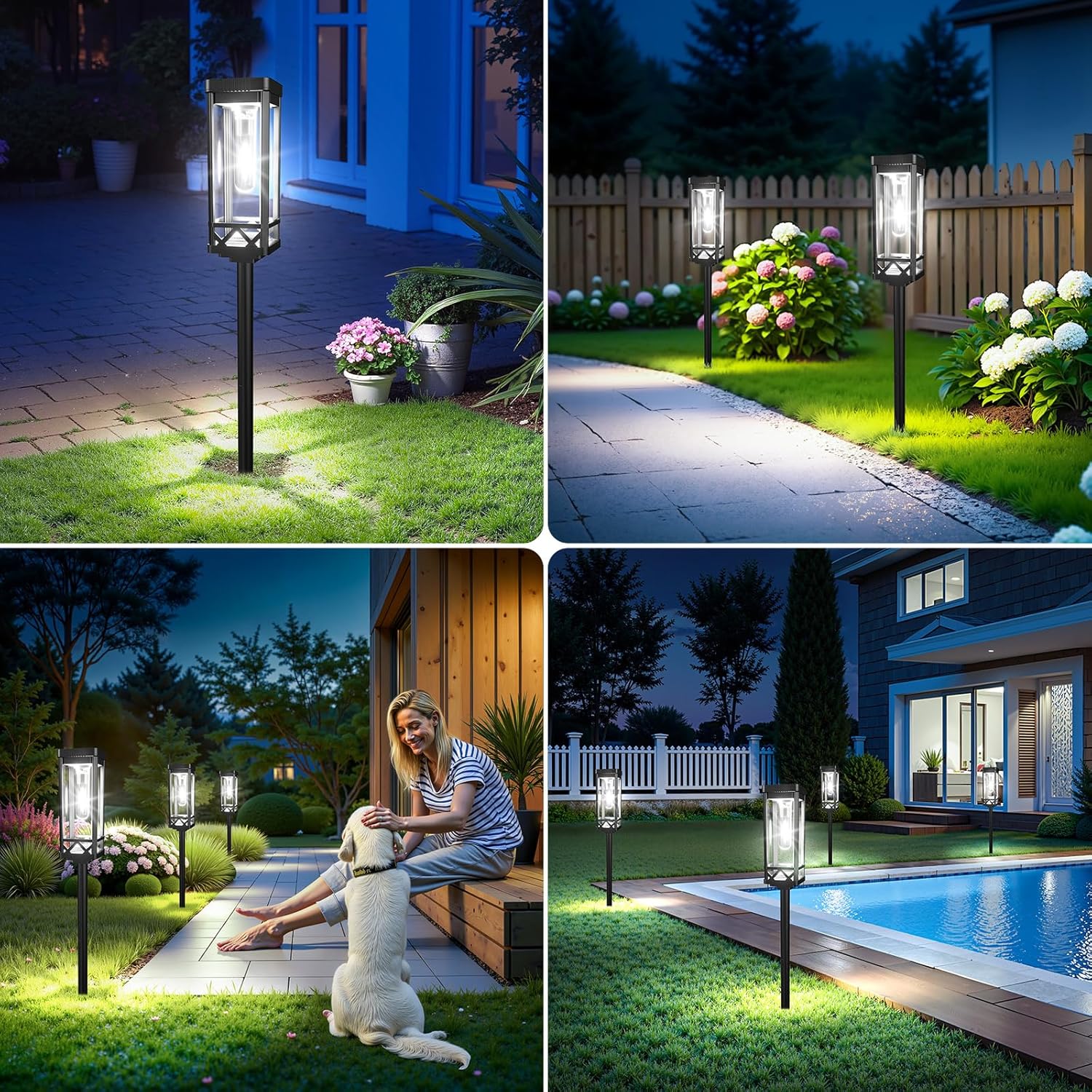 Paquete de 8 luces solares mej - Outdoor Power Pack reseña y precio