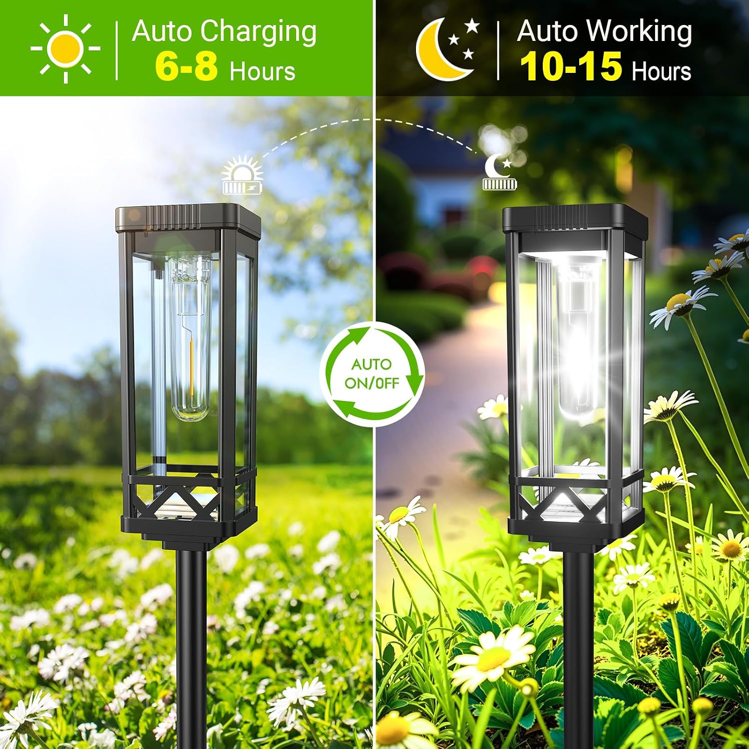 Paquete de 8 luces solares mej - Outdoor Power Pack reseña y precio