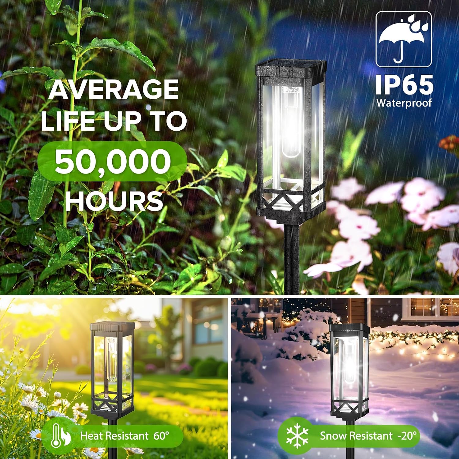 Paquete de 8 luces solares mej - Outdoor Power Pack reseña y precio