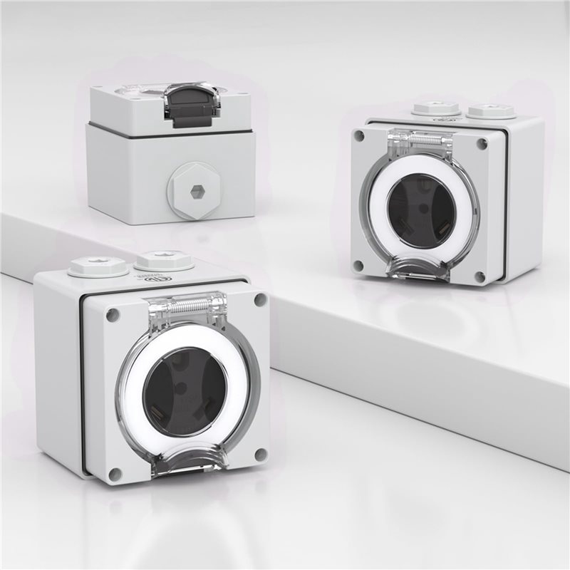 Caja de toma de corriente de 2 - Outdoor Power Receptacle reseña y precio