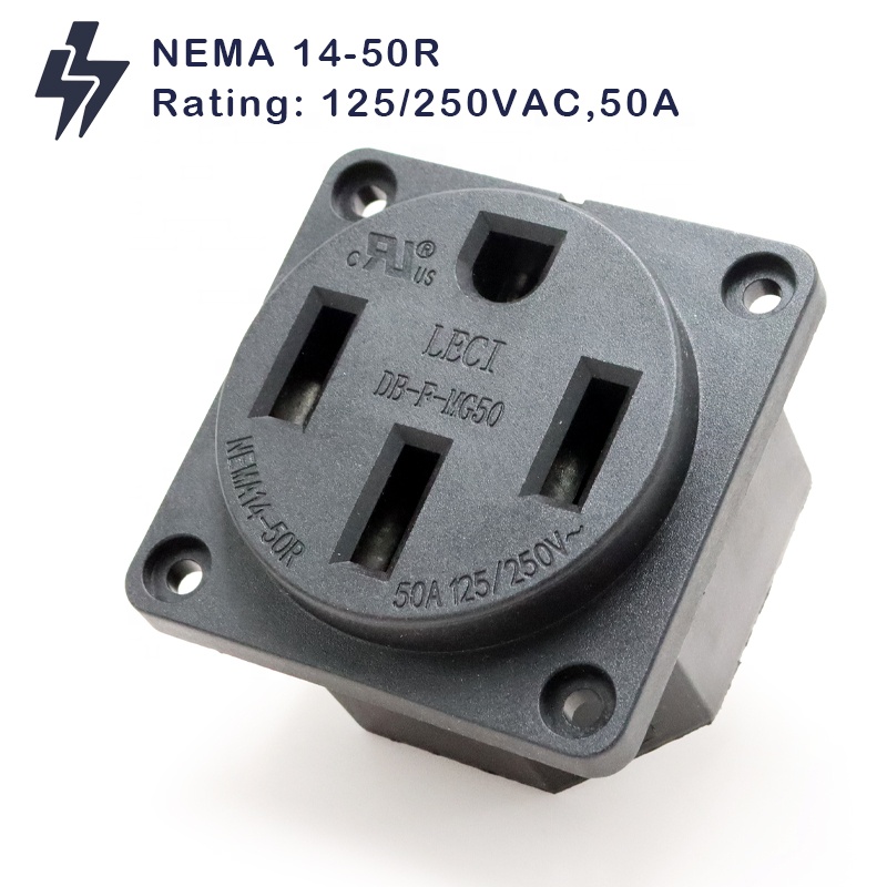 Receptáculo NEMA 14-50R, toma  - Outdoor Power Receptacle reseña y precio