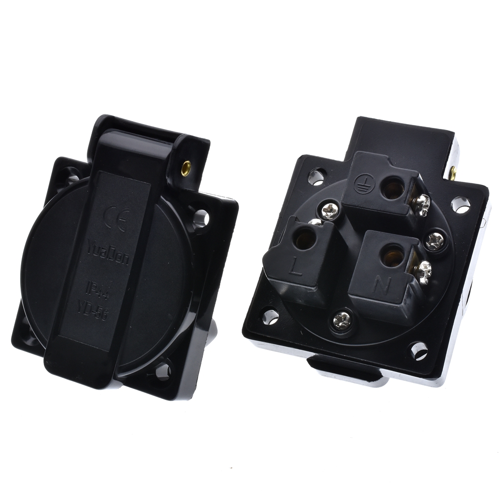 1 Uds Gran Bretaña negro azul  - Outdoor Power Receptacle reseña y precio
