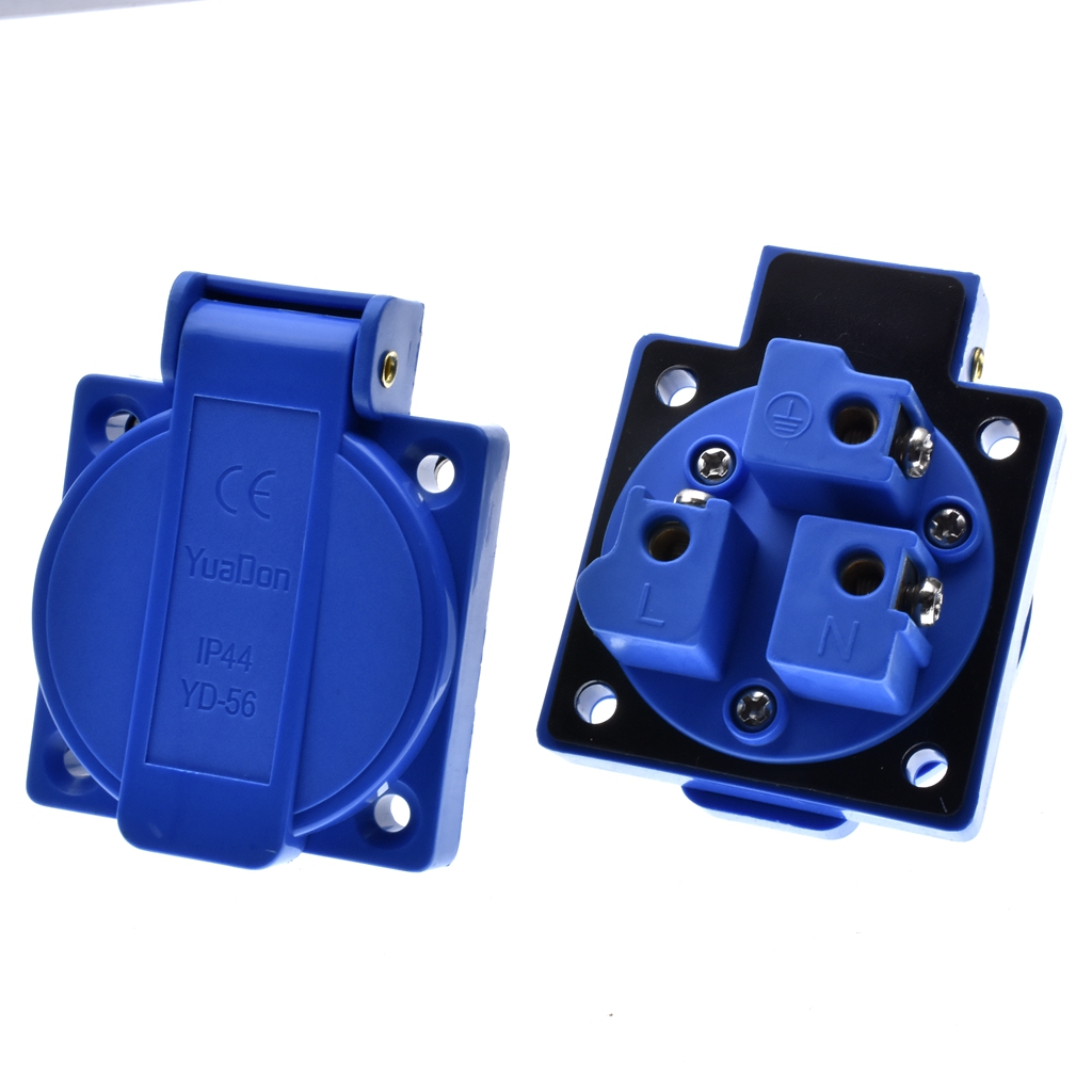 1 Uds Gran Bretaña negro azul  - Outdoor Power Receptacle reseña y precio