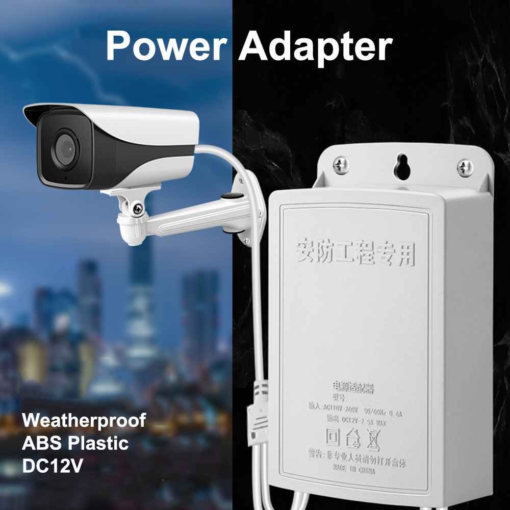 DC 12V 2.5A impermeable al air - Outdoor Power Adapter reseña y precio
