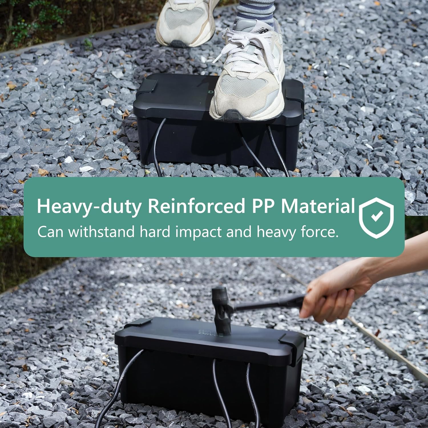 Diivoo-caja eléctrica impermea - Outdoor Power Adapter reseña y precio