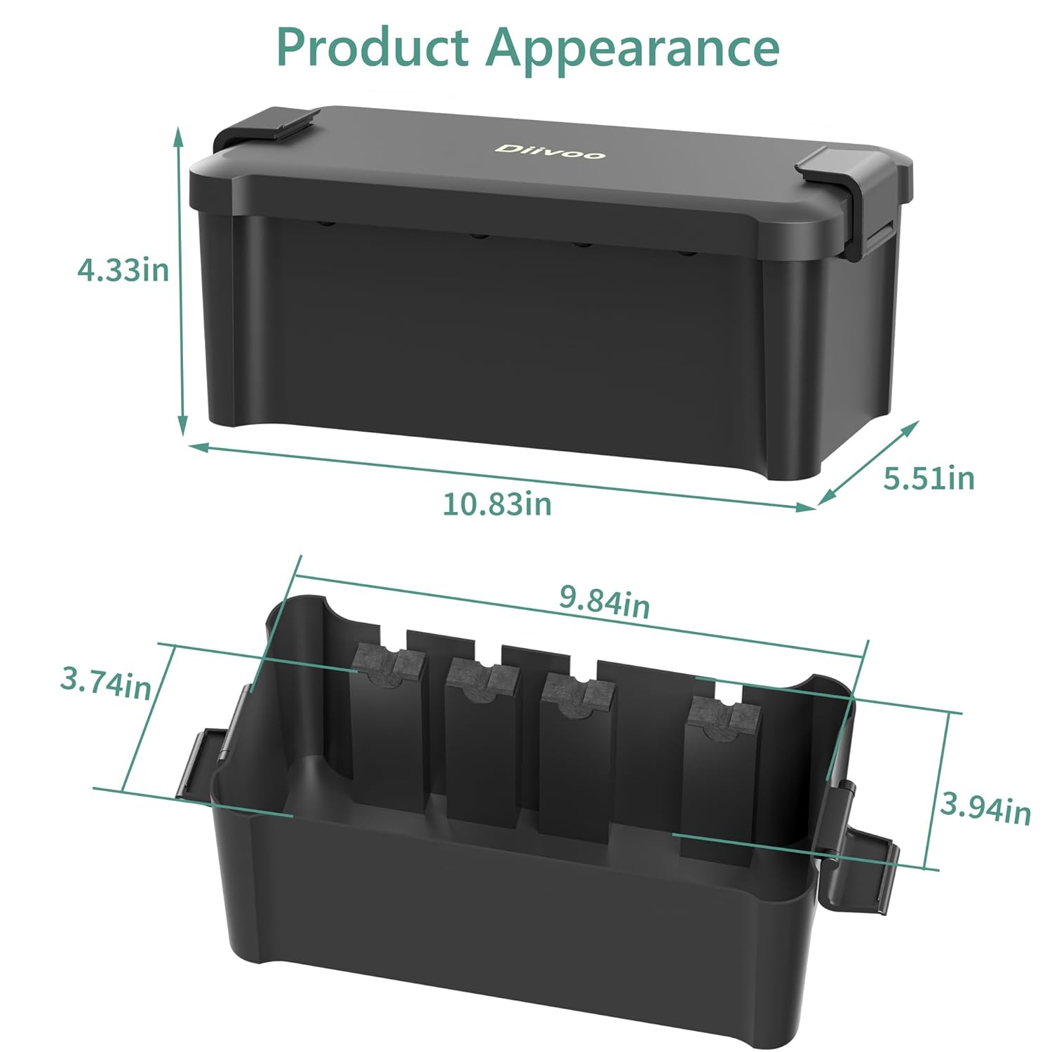 Diivoo-caja eléctrica impermea - Outdoor Power Adapter reseña y precio