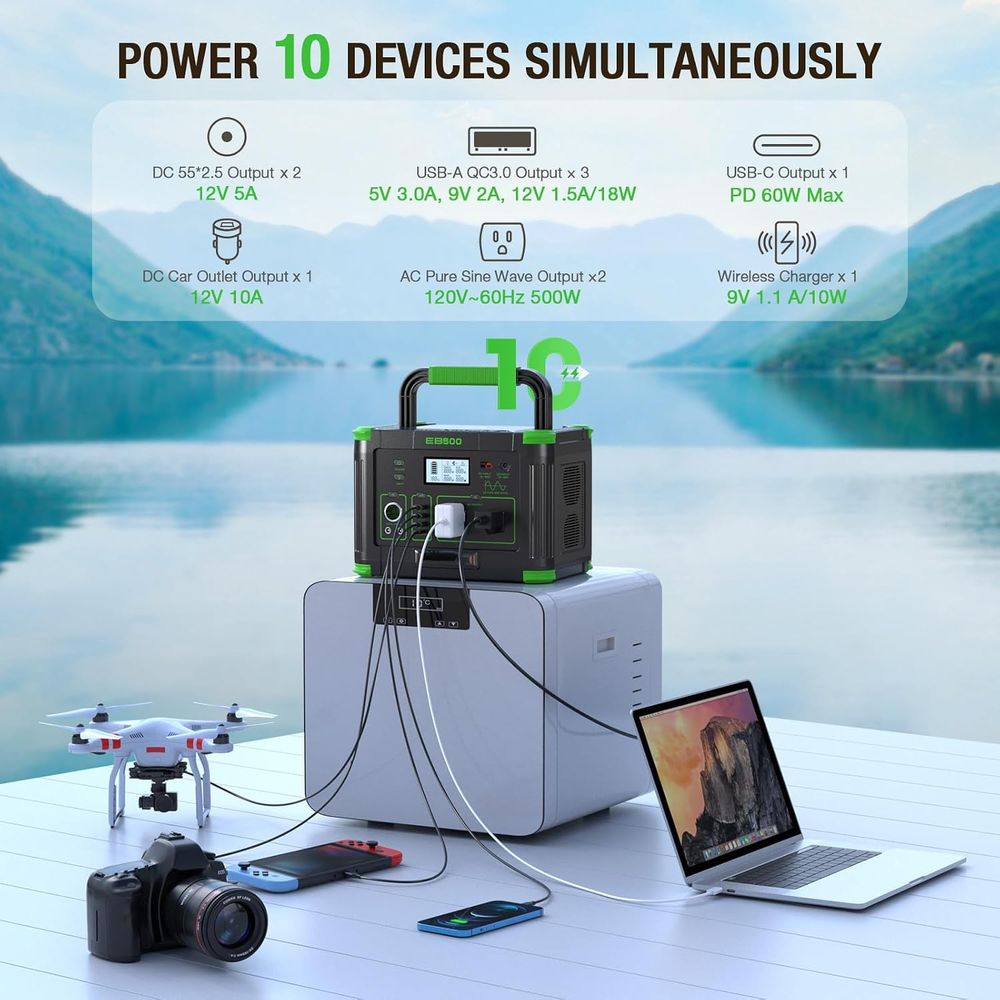 Estación de Energía Portátil d - Ac Outdoor Power reseña y precio