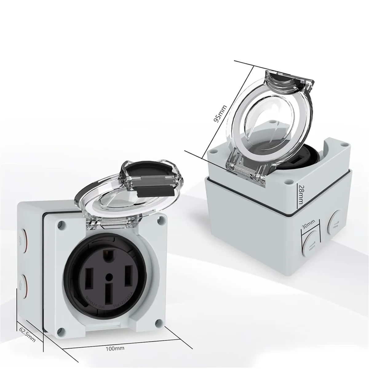 Caja de Conexión Eléctrica, Re - Outdoor Power Receptacle reseña y precio