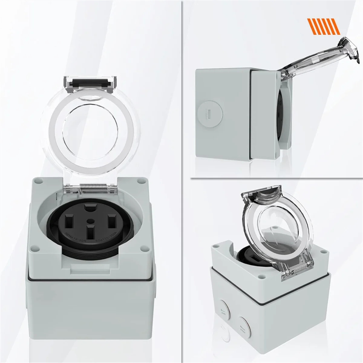 Caja de Conexión Eléctrica, Re - Outdoor Power Receptacle reseña y precio