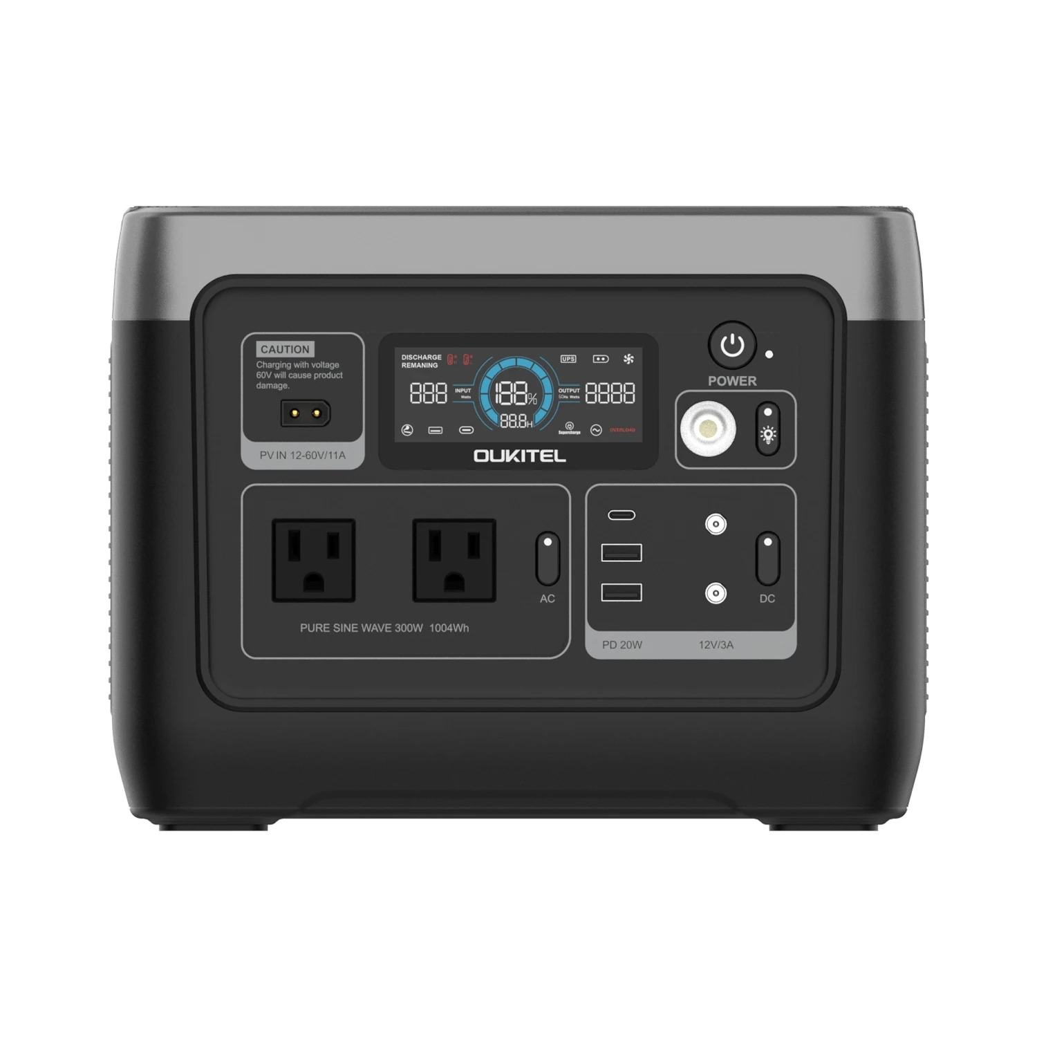 Banco de Energía Portátil de 1 - Outdoor Power Bank With Ac Outlet reseña y precio