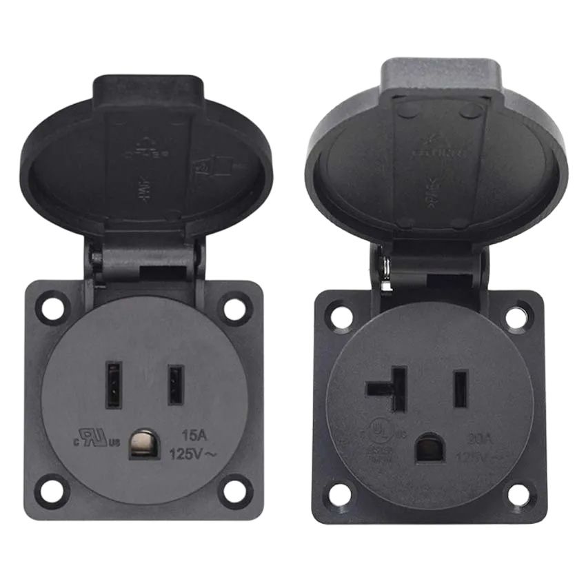 1 Unidad de Enchufe Industrial - Outdoor Power Receptacle reseña y precio