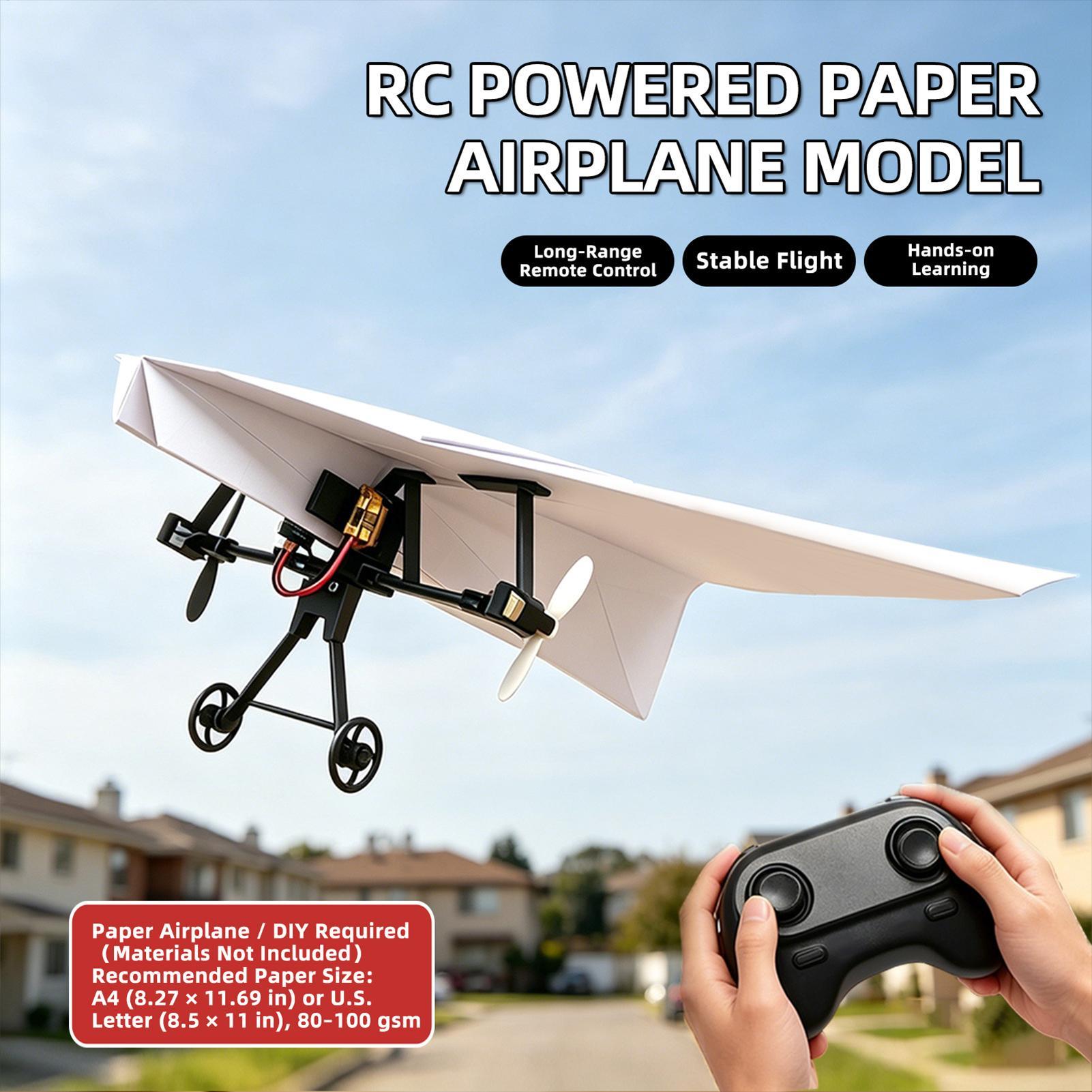 Avión de Papel con Control Rem - Outdoor Power Lead reseña y precio