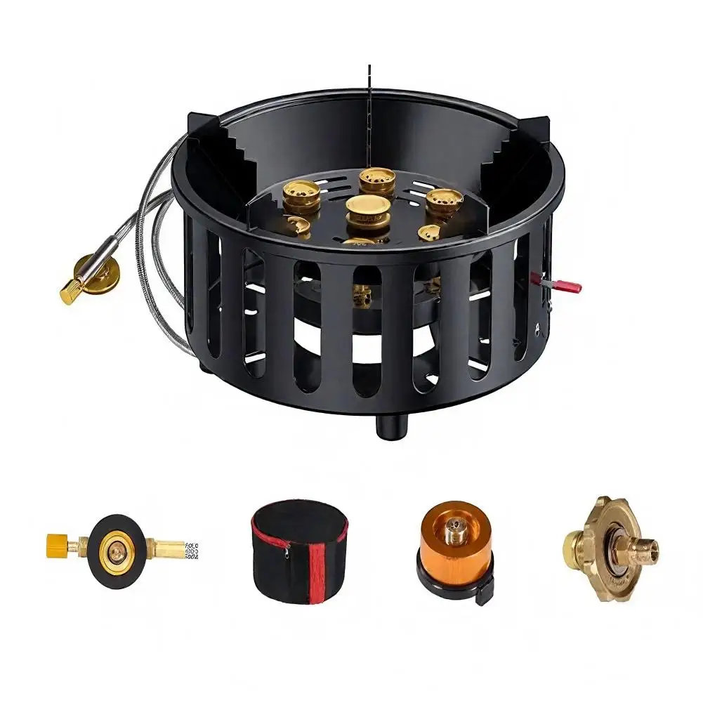 Estufa de Camping de 7 núcleos - Outdoor Power 'Hose' reseña y precio