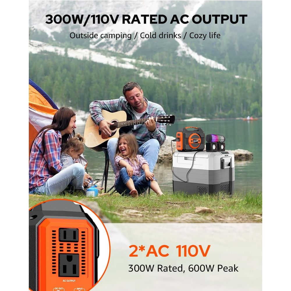 Generador solar portátil de 30 - Outdoor Power Bank With Ac Outlet reseña y precio