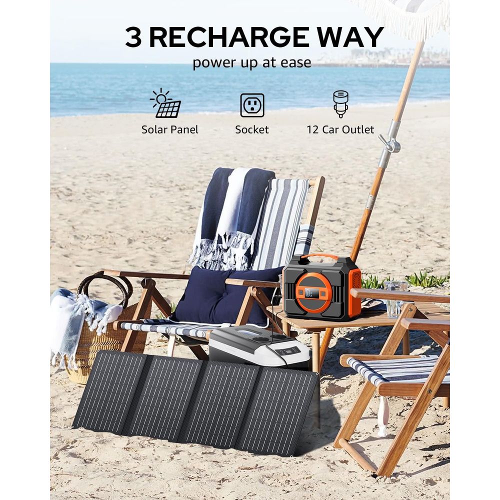 Generador solar portátil de 30 - Outdoor Power Bank With Ac Outlet reseña y precio