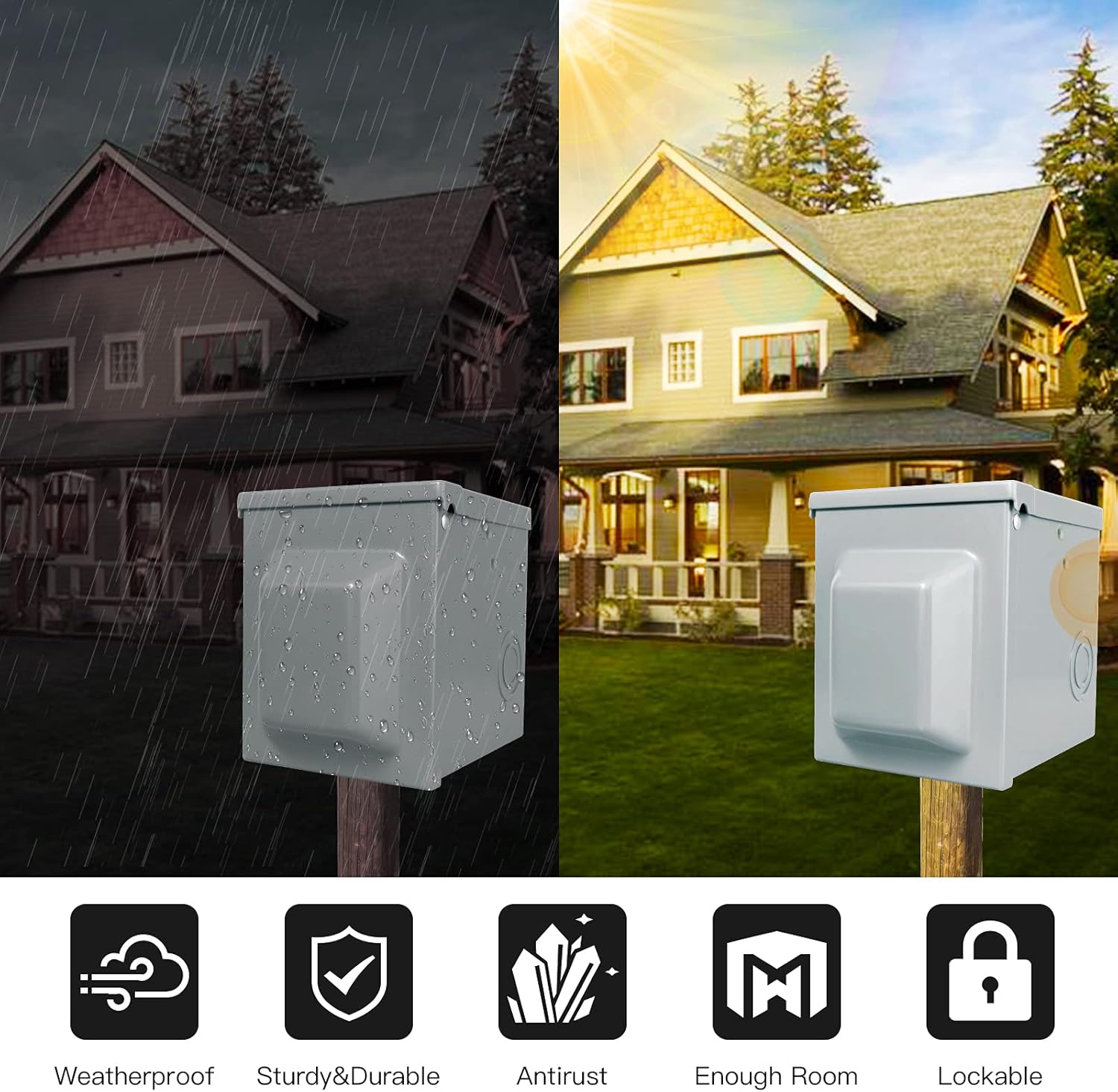 Caja de toma de corriente RV d - Outdoor Power Receptacle reseña y precio