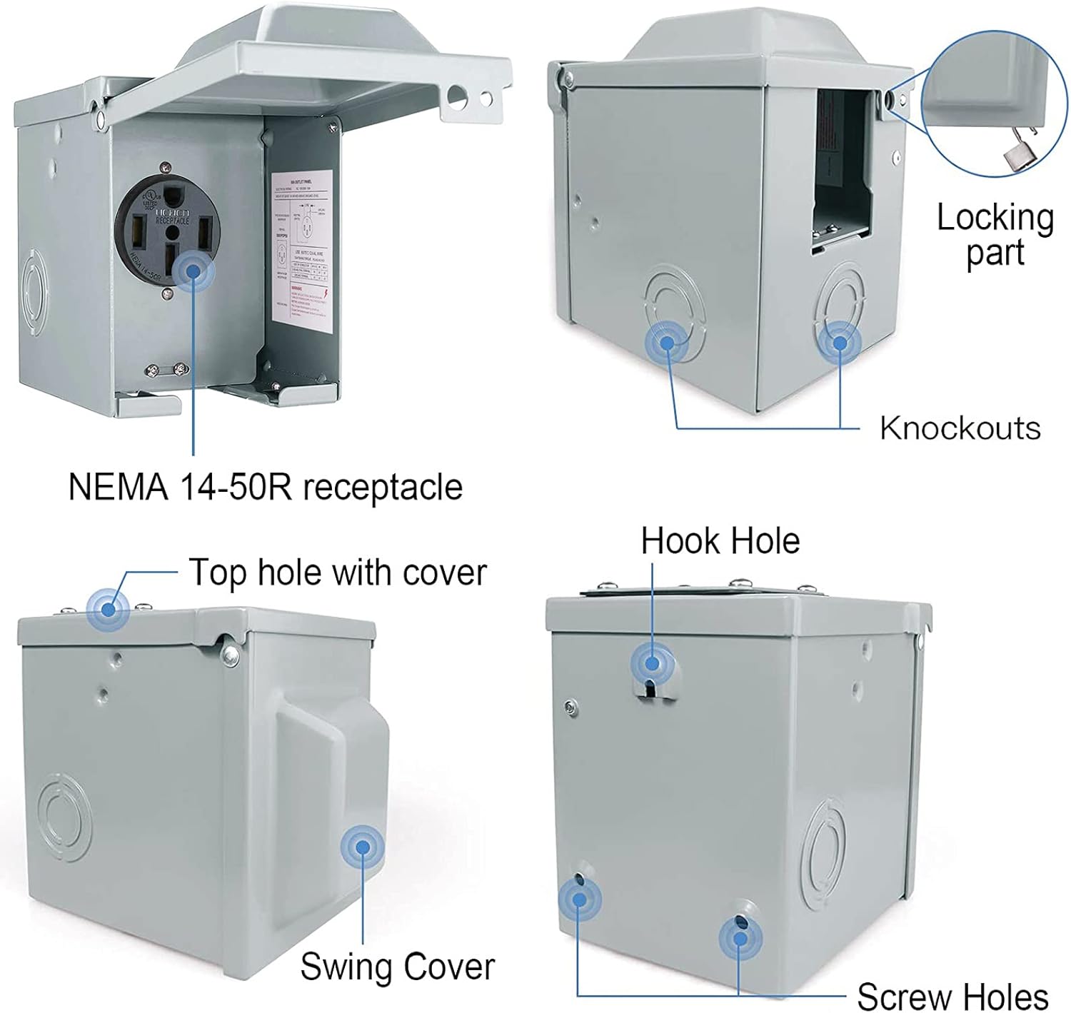 Caja de toma de corriente RV d - Outdoor Power Receptacle reseña y precio