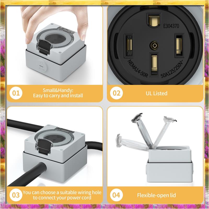 Caja de toma de corriente para - Outdoor Power Receptacle reseña y precio