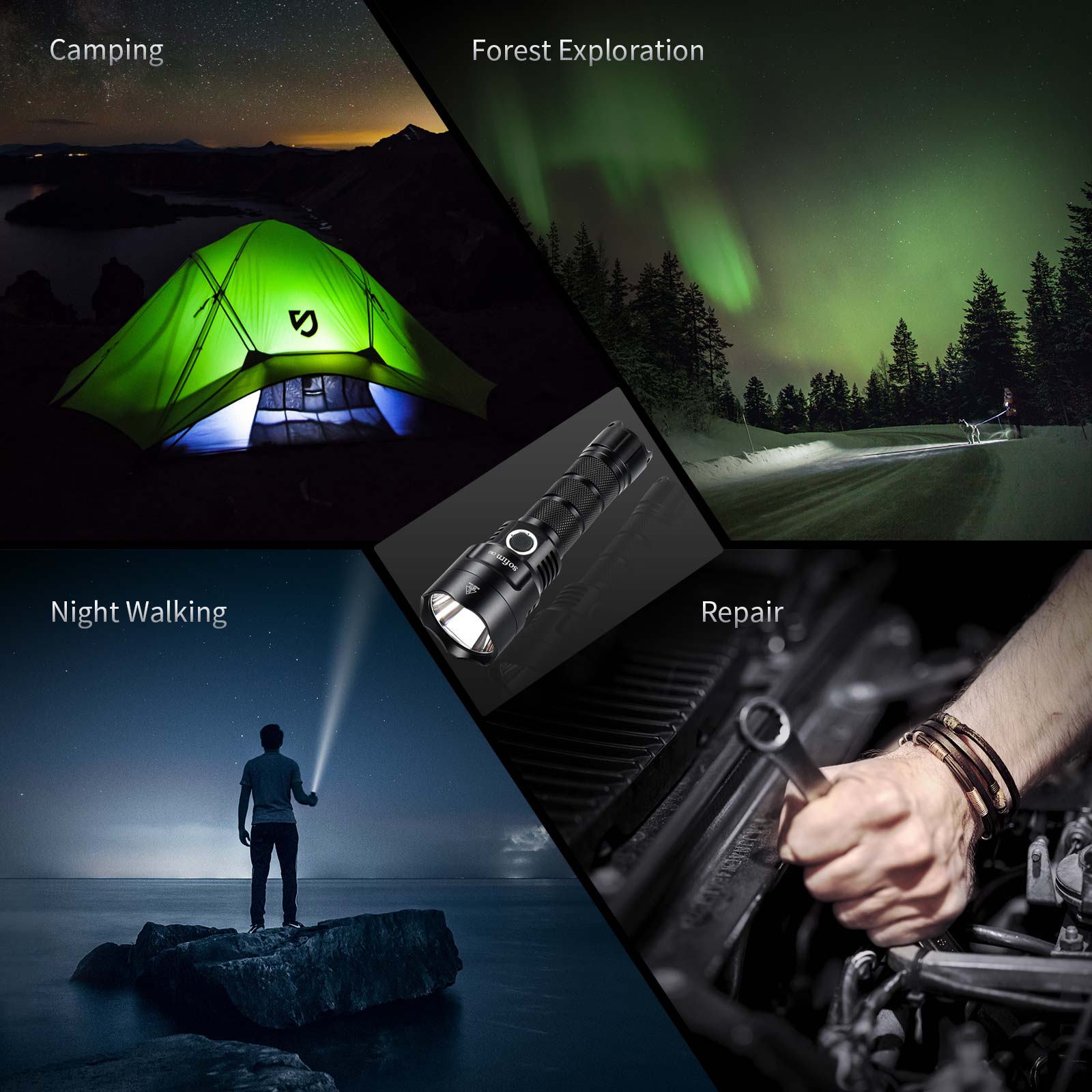 Sofirn C8G potente linterna tá - Outdoor Power Group reseña y precio