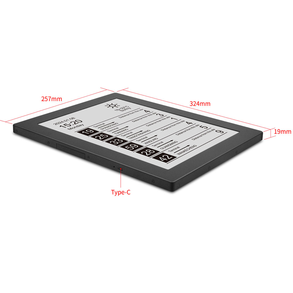 Pantalla Electrónica de Tinta  - Outdoor Power Board reseña y precio
