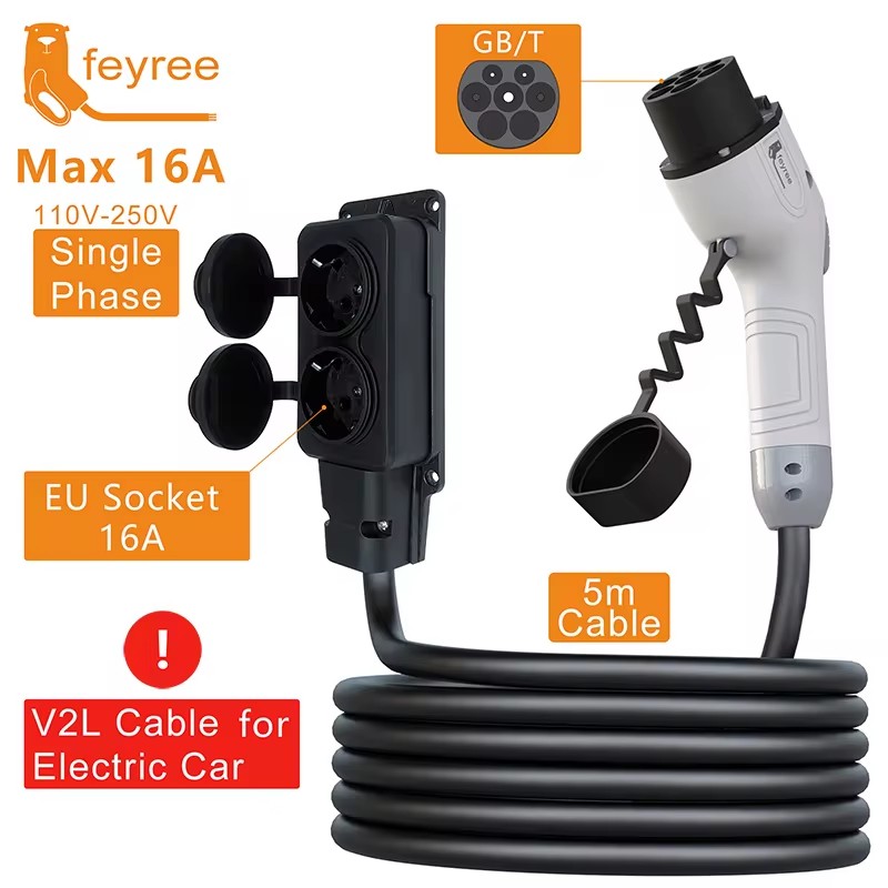Cable de Descarga Feyree V2L,  - Outdoor Power Adapter reseña y precio